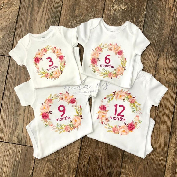 Milestone Onesies