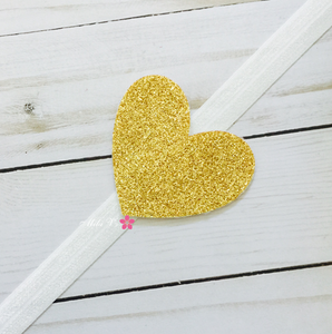 Glitter Gold Heart